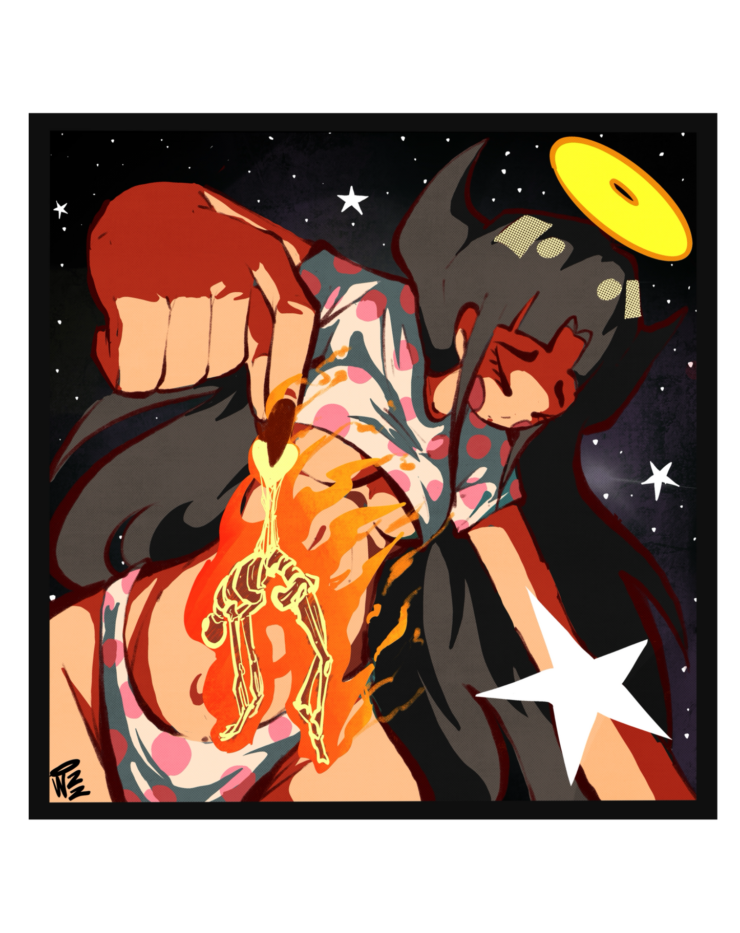 Love destruction print
