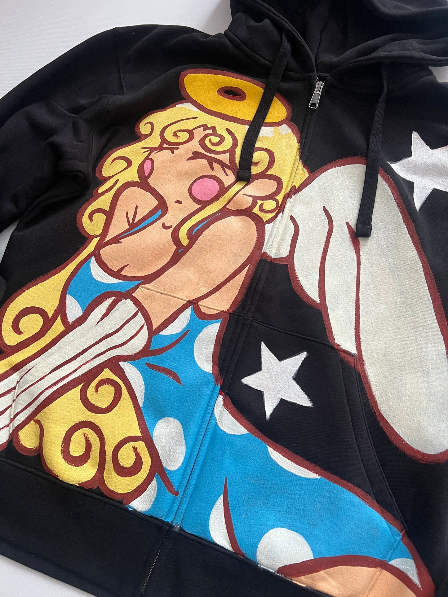 Angel Girl Zip Hoodie