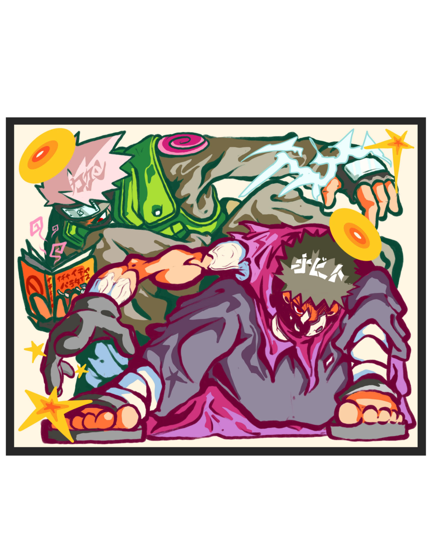 Kakashi & Obito (Limited Edition Stickers)