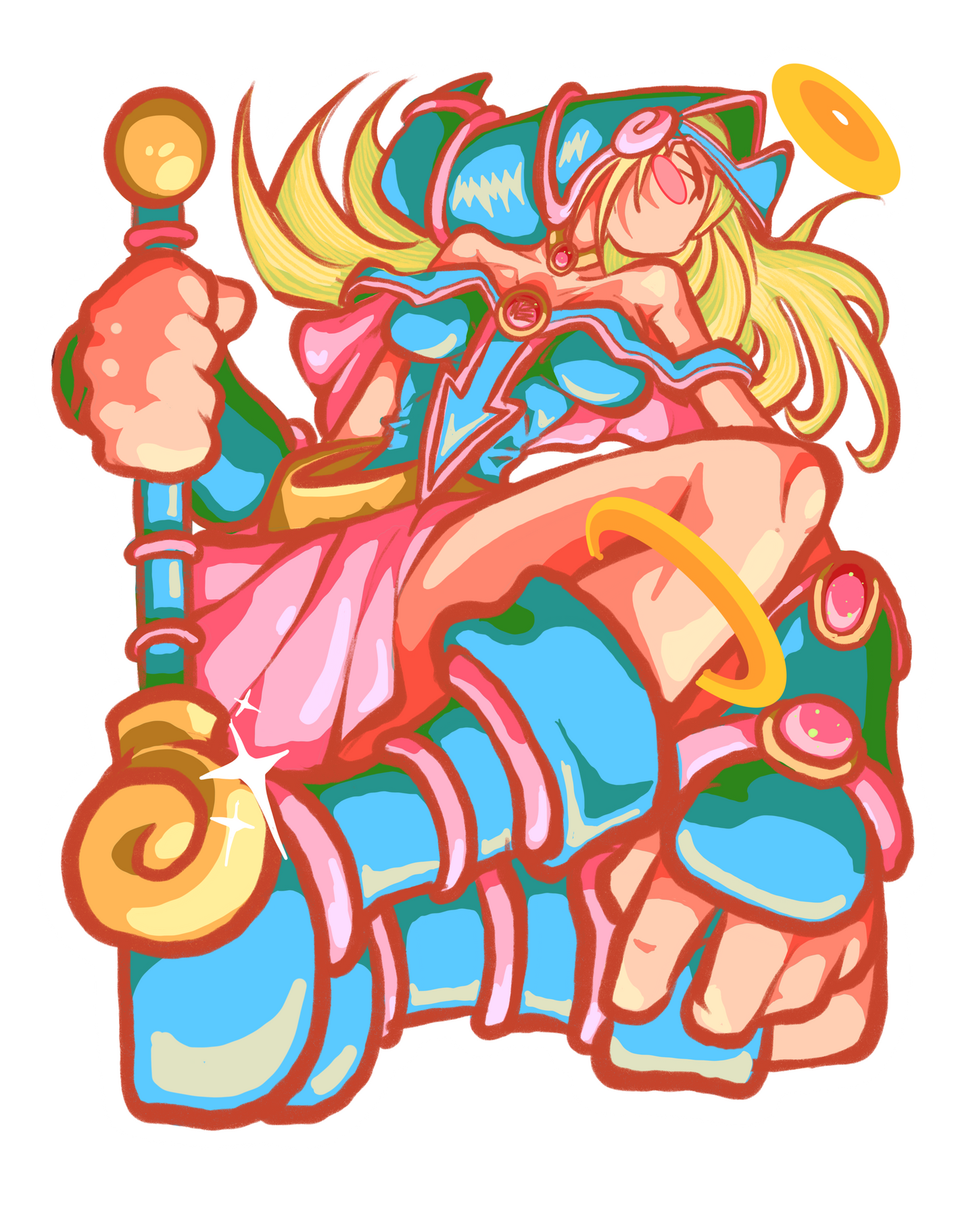 Dark Magician Girl Limited prints + stickers