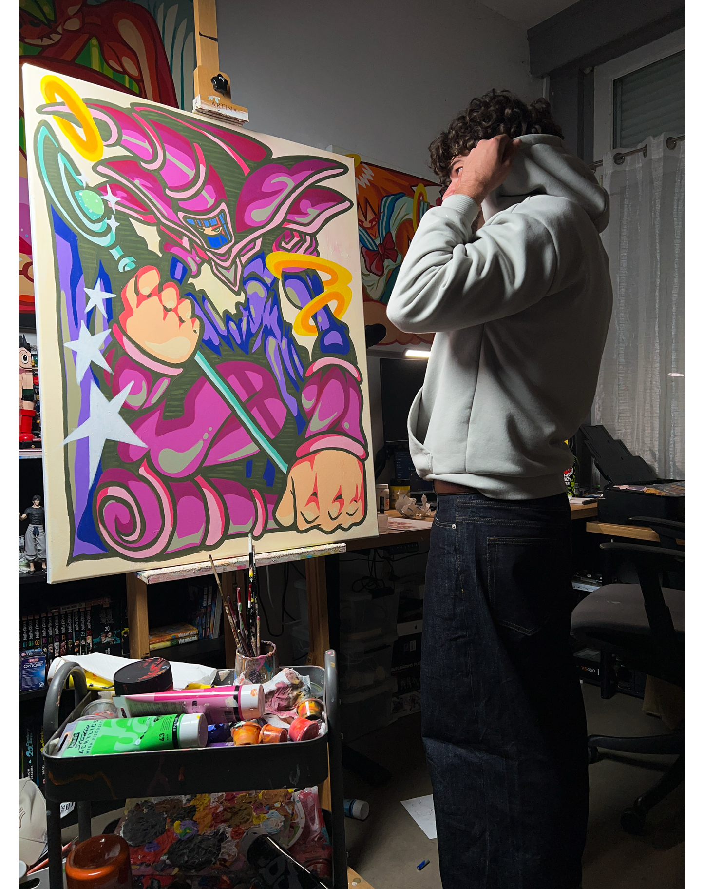Dark magician Original painting