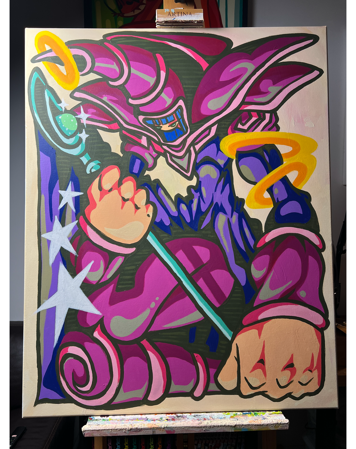 Dark magician Original painting