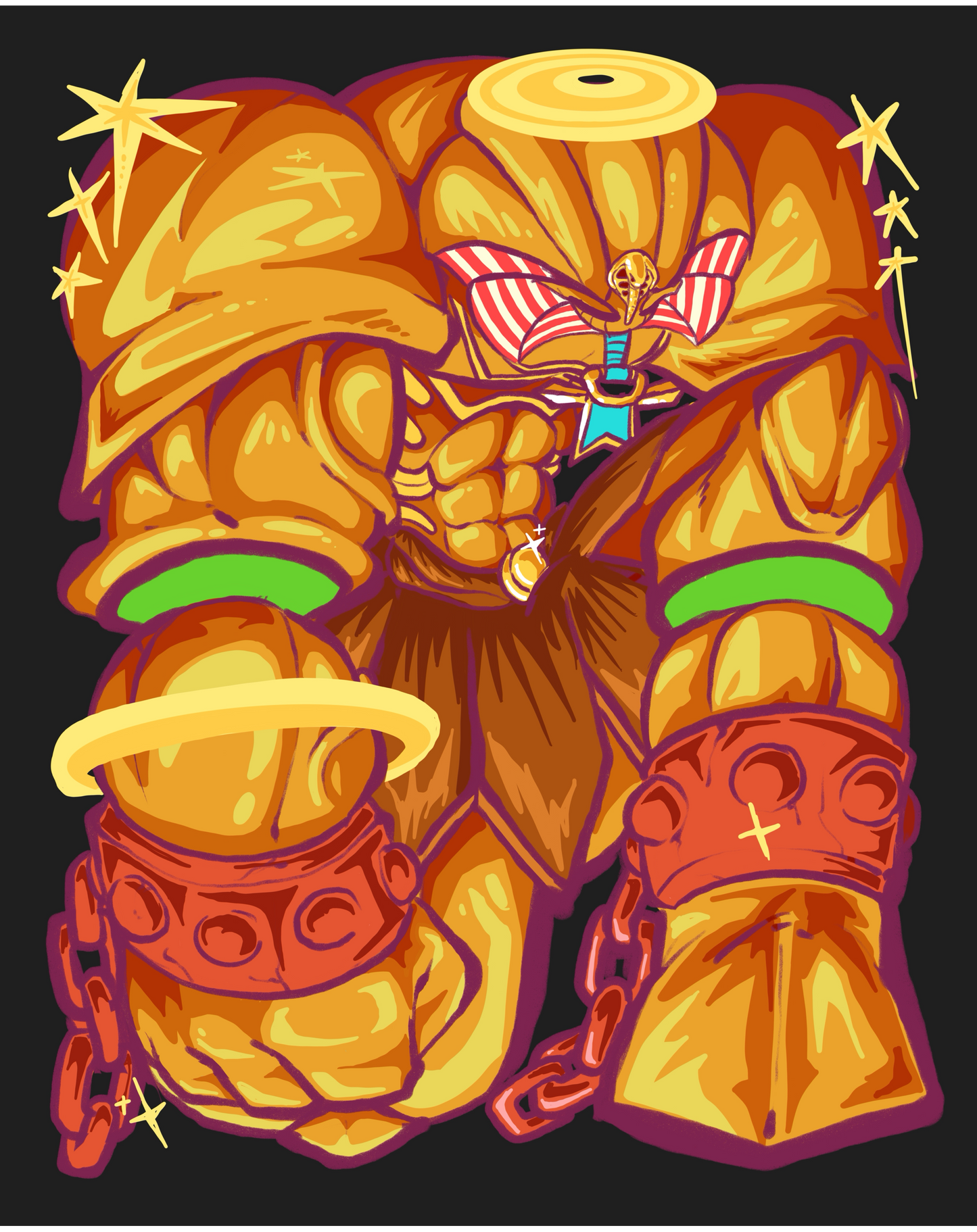 Exodia Original painting