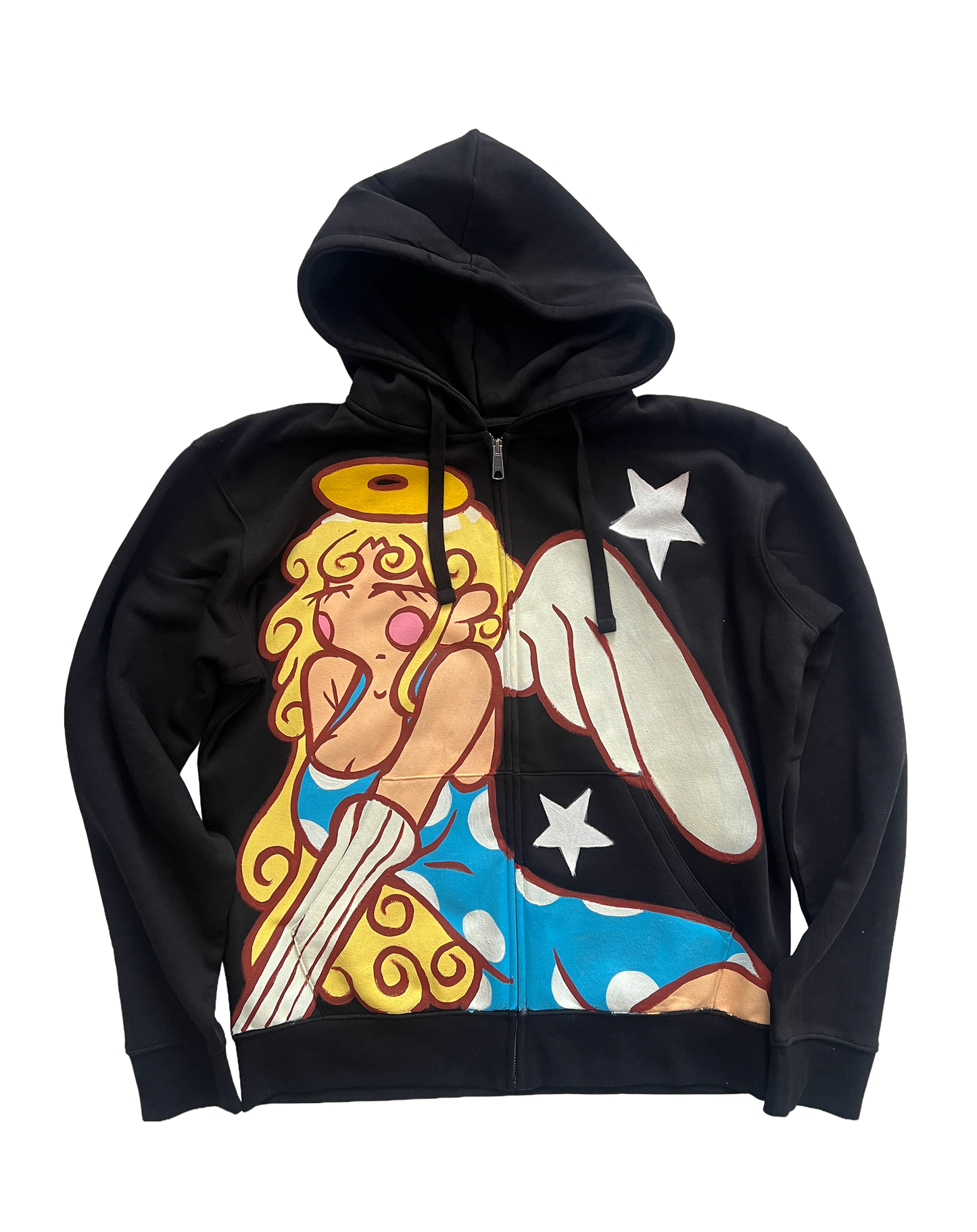 Angel Girl Zip Hoodie